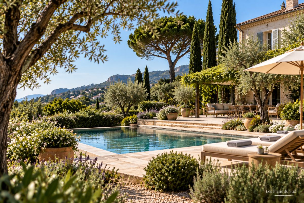 Luxury villa in a residential neighbourhood on the French Riviera
